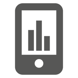 Gráfico na tela do celular Transparent PNG