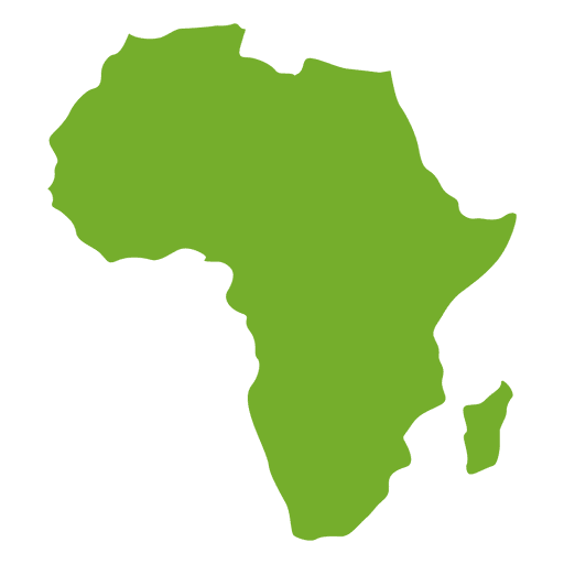 Africa Mapa Verde Continental Baixar Pngsvg Transparente