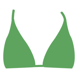 Top de biquíni verde Desenho PNG