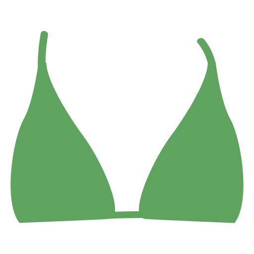 Grünes Bikinioberteil PNG-Design