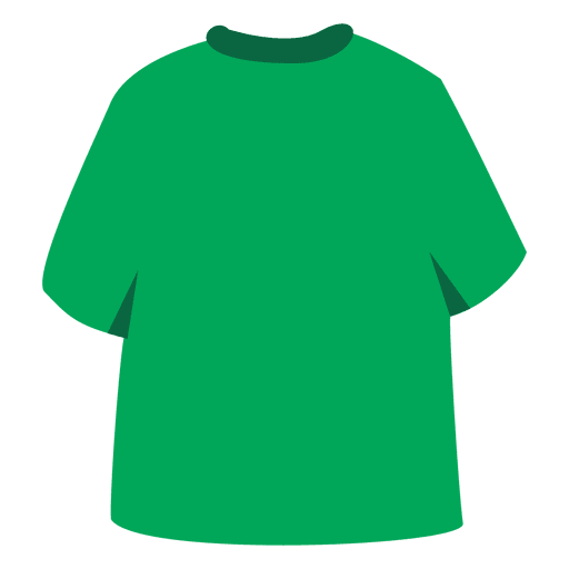 Camiseta verde hombre espalda