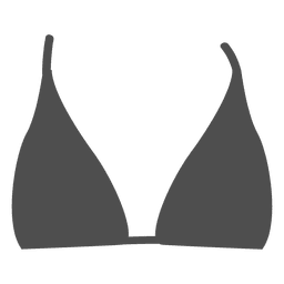 Grey bikini top PNG Design