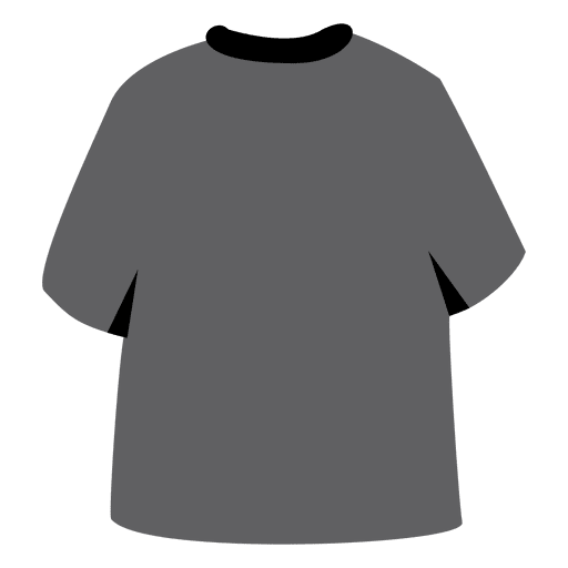 Camiseta masculina cinza de volta Desenho PNG