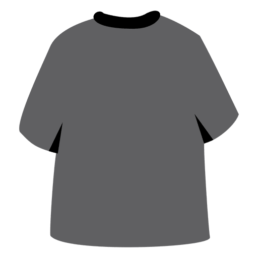 Grey men tshirt back PNG Design