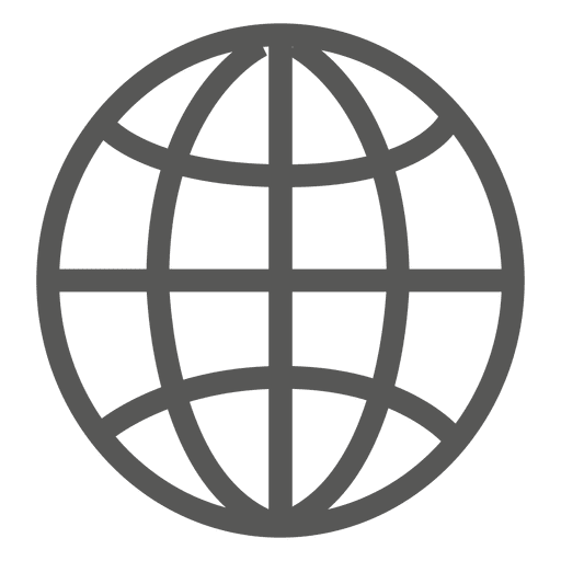 Earth grid icon PNG Design