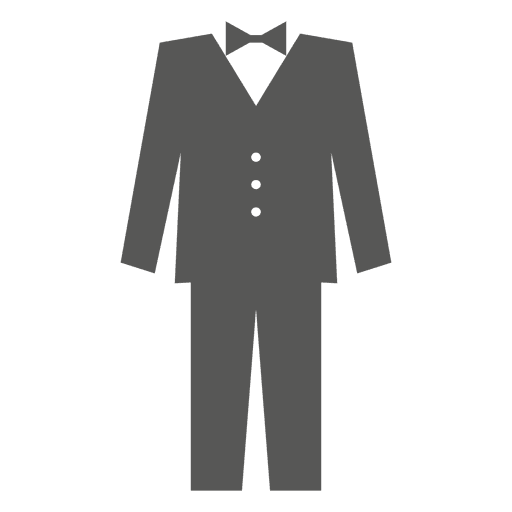 Bräutigam Anzug Symbol PNG-Design