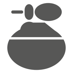 Silueta de icono de rociador de pelo Diseño PNG