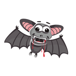 Desenho de morcego de halloween Desenho PNG