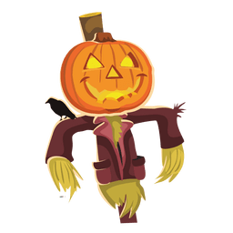 Halloween Clown Kürbis PNG-Design