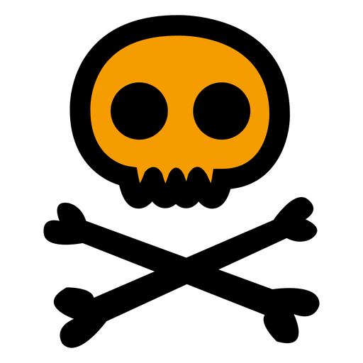Halloween-Gefahrenkarikatur 4 PNG-Design