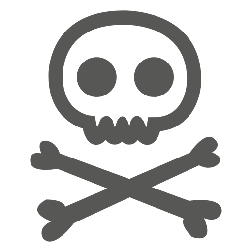Halloween danger caution icon PNG Design