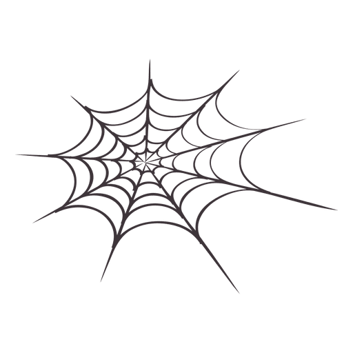 Teia de aranha 2 de Halloween Desenho PNG