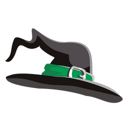 Chapéu de bruxa de halloween 3 Desenho PNG