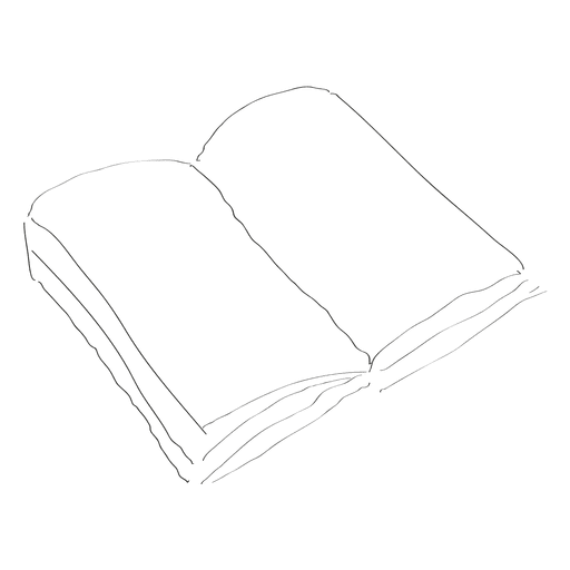 Hand gezeichnetes Buch PNG-Design
