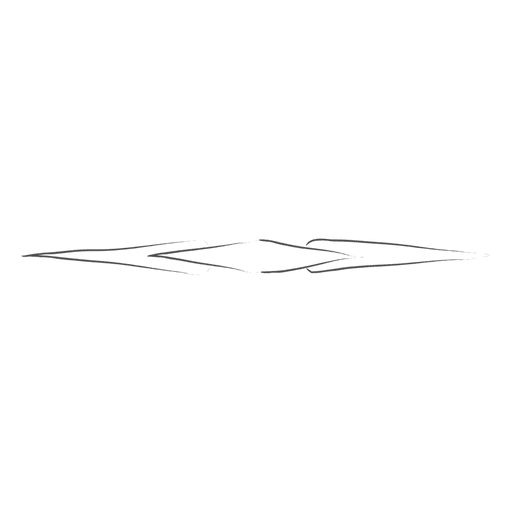 Divisória triangular desenhada à mão Desenho PNG