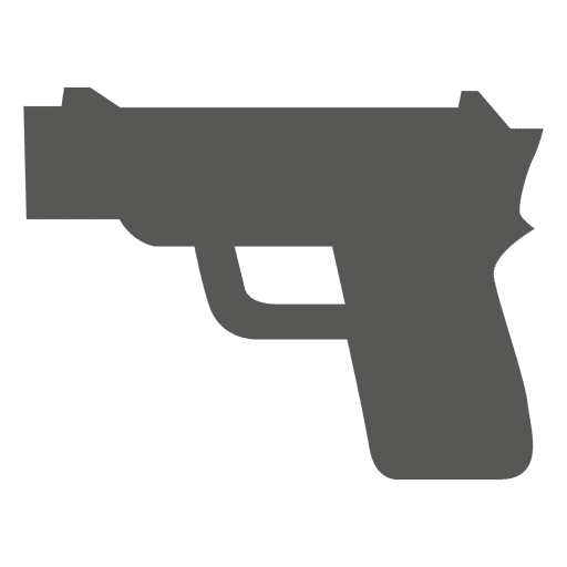 Handfeuerwaffensymbol PNG-Design