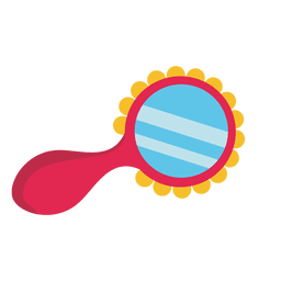 Hand mirror PNG Design