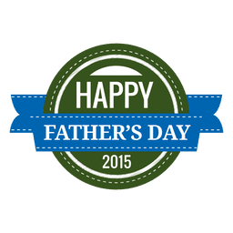 Happy fater's day label PNG Design