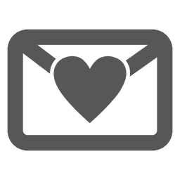 Icono de envoltura de corazón Transparent PNG