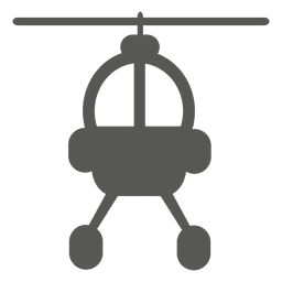 Ícone de helicóptero Desenho PNG