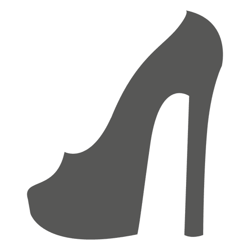 ?cone de sapato feminino de salto alto Desenho PNG