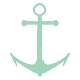 Icono de ancla de hipster Diseño PNG