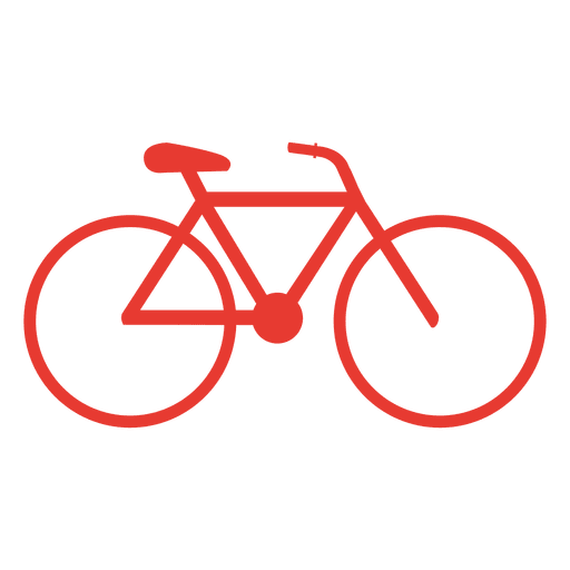 Icono de bicicleta hipster Diseño PNG