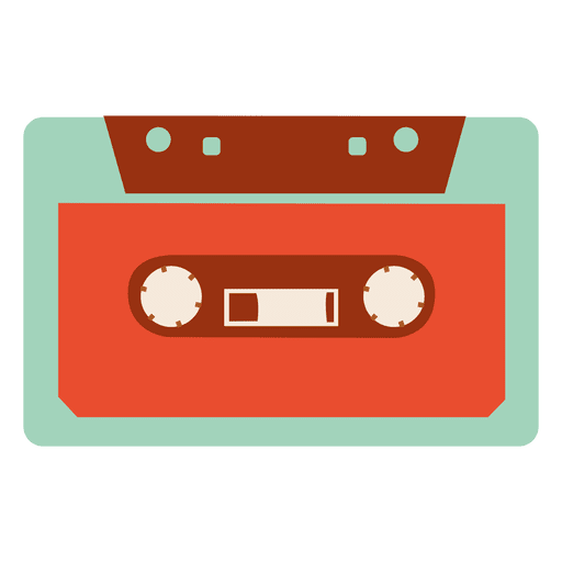 Hipster cassette tape - Transparent PNG & SVG vector file