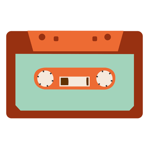 Cinta de cassette Hipster 2 Diseño PNG