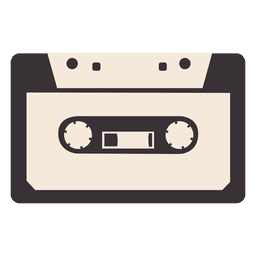 Hipster cassette tape 3 PNG Design Transparent PNG