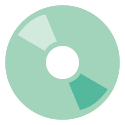 Disco de cd de hipster Diseño PNG