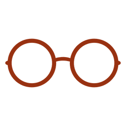 Icono de anteojos hipster Diseño PNG