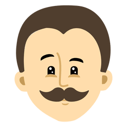 Hipster-Mann-Karikatur PNG-Design