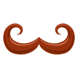 Hipster mustache 4 PNG Design