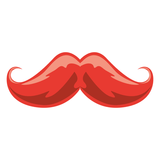 Hipster mustache 6 PNG Design