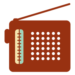 Ícone de rádio moderno 2 Desenho PNG