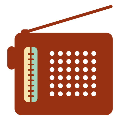 Ícone de rádio moderno 2 Desenho PNG