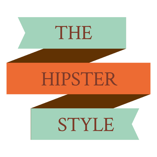 Distintivo de fita hipster Desenho PNG