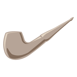 Hipster smoke pipe 3 PNG Design