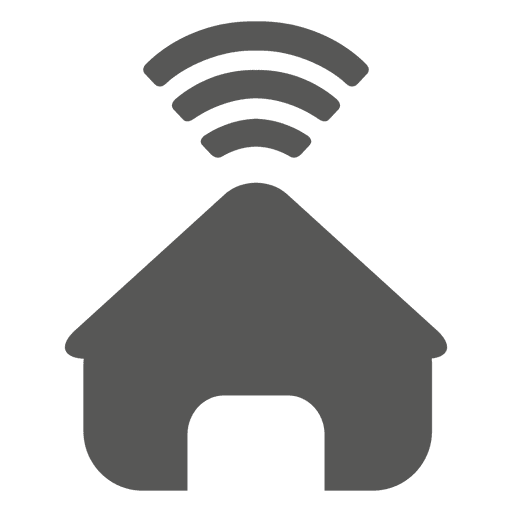 Home with wifie icon PNG Design