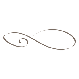 Horizontale Kalligraphiedekoration PNG-Design