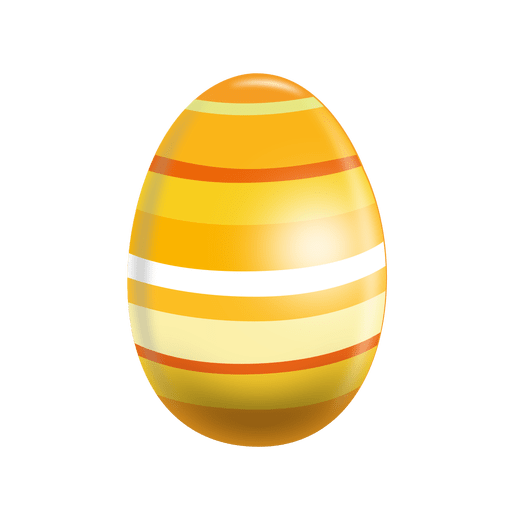 Horizontal stripes easter egg PNG Design