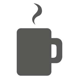 Hot coffee mug icon PNG Design