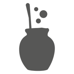 Icono de olla de halloween caliente Diseño PNG