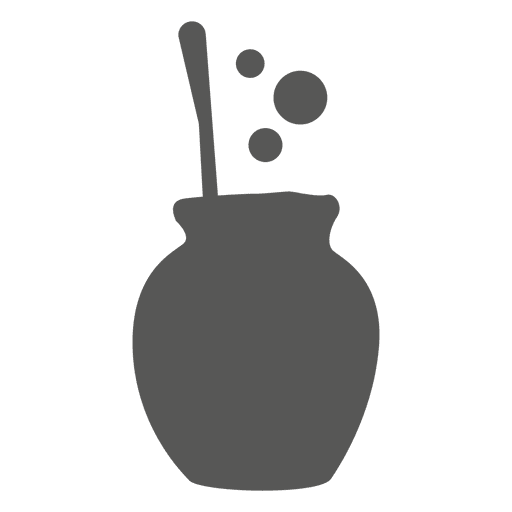 Icono de olla de halloween caliente Diseño PNG