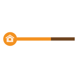 House icon percentage bar Transparent PNG