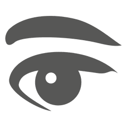 Ícone de olho humano Desenho PNG