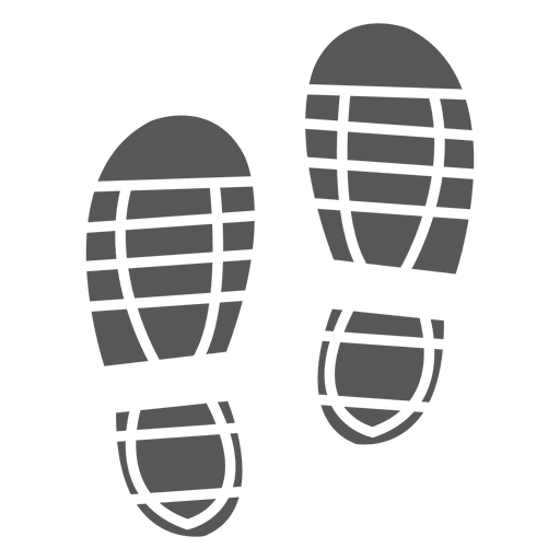 Human footprint icon PNG Design