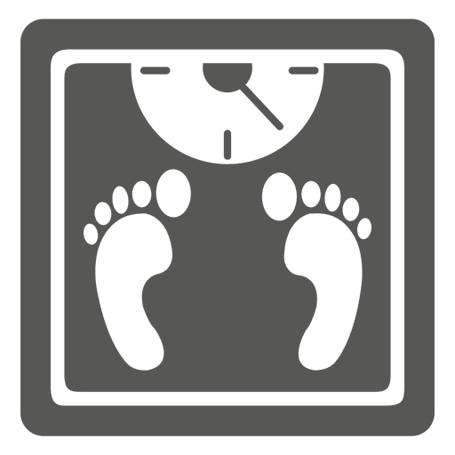 Human weighting scale iocn Transparent PNG & SVG vector file