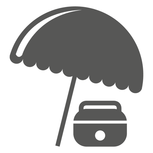 Eisgehäuse Regenschirm Symbol PNG-Design